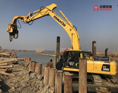 China Construction worksÂ   Sale Promotion for V300 Excavator Hydraulic Mounted Vibro Piling Hammer for sale