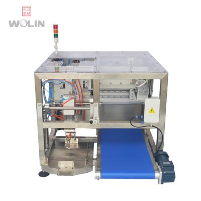 China Weighlin ink juice oil beverage premade liquid pouch food doypack packing machine horizontal packing line system solution 2 stations for sale