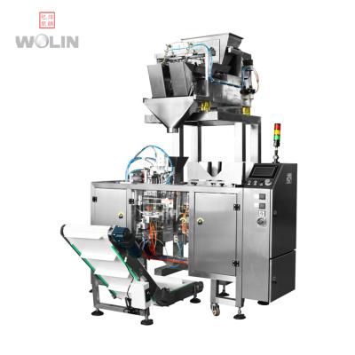 China Automatic Food Peanut Coffee Bean Weight Filling and Packing Machine for sale