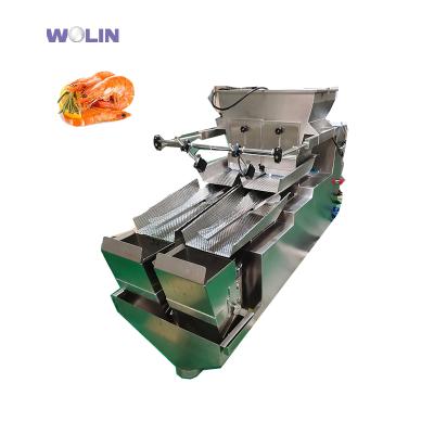 China machinery & New Freed Linear Scale Weight 3-4kg Vibration Prawn Plates Triple Weigher Triple Shrimp Large Plates for sale