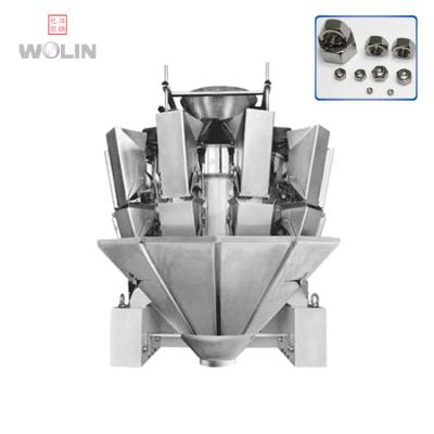 China High Accuracy Food Screw Nail Hardware Parts Multihead Weigher Counting Packaging Machine for sale