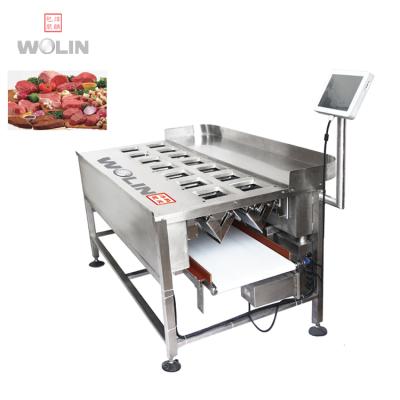 China Vegetable food meat noodles fruit compact multihead weigher with manual feeding for sale