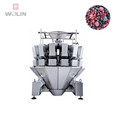 China Frozen Vegetable Food Fruit Meat Weighing Filling 10 Head Multihead Packaging Machine for sale