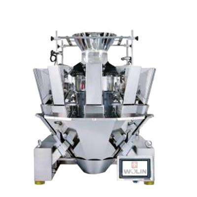 China Hot sale food candy snack nut chips multihead 10 head weigher for sale