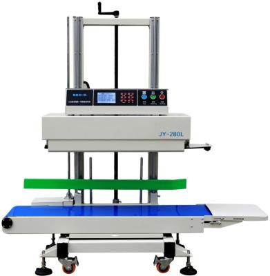 China Heavy Duty 25KG Food Plastic Bag Sealer Food Bag Heat Sealing Machine Vertical Strip Sealer for sale