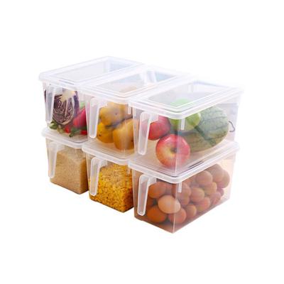 China Eco - Friendly Stocked Kitchen Case Large Capacity Food Storage Container With Handle for sale