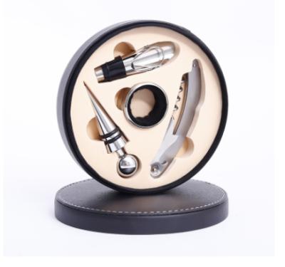 China Wholesale Custom Stocked Stocked Amazon Promotion Corkscrew Opener Wine Accessories Gift Set for sale