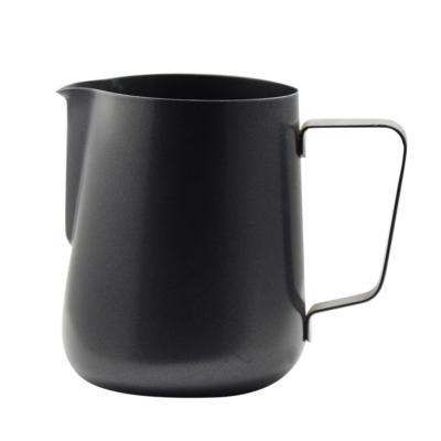 China Garland Coffee Cup /Pot Sustainable Stainless Steel Milk Jug Milk Foam Cup 350ML Non Stick Type for sale