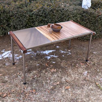 China Japanese Outdoor Zebra Folding Tables OEM Korea Stainless Steel Wooden & Embossing QC Manufacturers for sale