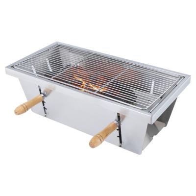 China QCLY-2 Factory Wholesale Easily Assembled Foldable Stainless Steel Charcoal BBQ Grill for sale