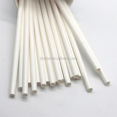 China Eco-riendly Food Grade Plain White Paper Drinking Straws for sale