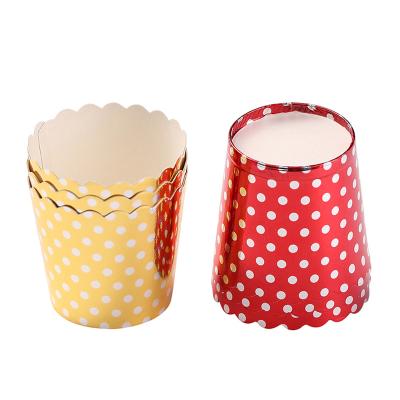 China Disposable Paper Muffin Case Muffin Cup Cake Cups for sale