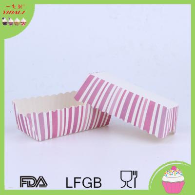 China Cake Disposable Paper Cup / Cake Disposable Paper Cup For Microwave / Rectangular Cake Paper CUP for sale