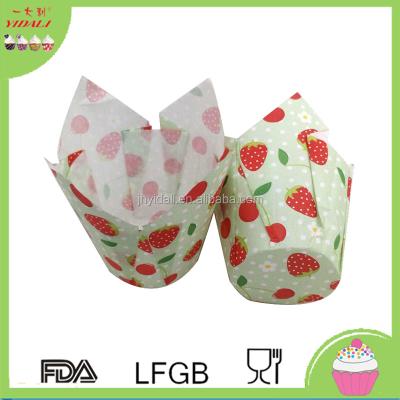 China Eco-riendly Wholesale Tulip Cupcake Liners, Cupcake Paper, Muffin Cup for sale