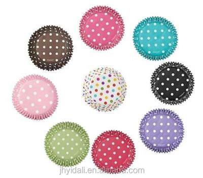 China Baking Edible Polka Dots Baking Mold Cupcakes for sale