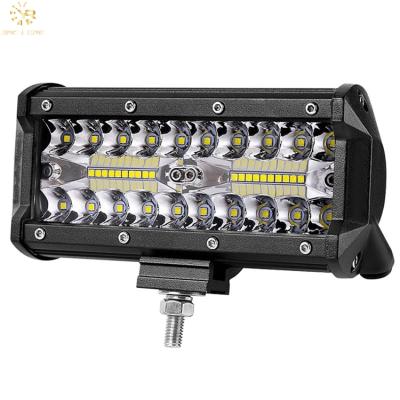 China 7Inch Auto Truck 120W Led Work Light Auto Car Led Light Bar for sale