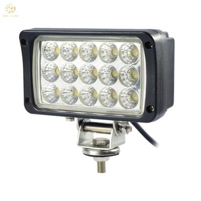 China Led Offroad Light 6.3 Inch Working Led Spot Light Flood Led To Work Light 45W Square for sale