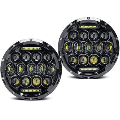 China Offroad Led Headlight OEM / ODM 7 Inch Led Round Headlight Driving Light For Jeep for sale