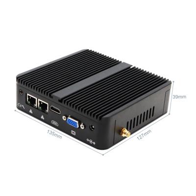 China For Home and Student Industrial Low Power PC 12v Celeron J4125 J4105 DDR4 TV Mini Portable Box with RS232 COM Port PCI E Wifi BT 4.2 for sale