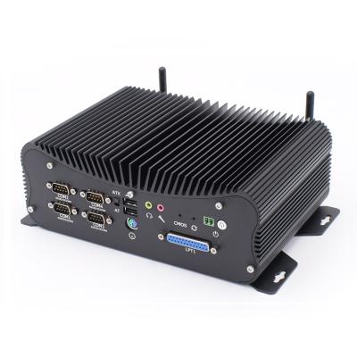 China For Home and Student Industrial Mini Fanless PC Core i5 10210U 8265U with HD VGA LAN GPIO LPT RS232 RS485 COM SIM Card Slot Support 4G LTE i211 i210 for sale