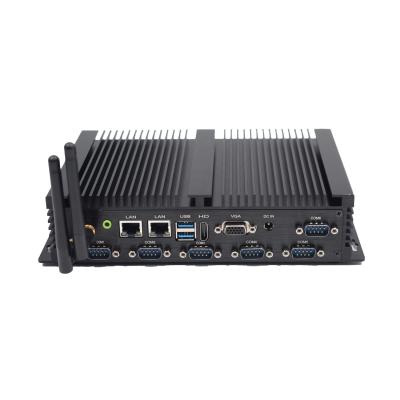 China VENOEN Alloy PC J4125 Quad-Core RS485 Barebone HD Aluminum Industrial LAN Mini Dual Fanless NO Loud High Quality Embedded Computer WiFi for sale