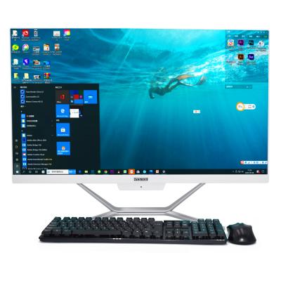 China Build in Camera LCD All in One 23.8 Inch Monoblock All-in-One Desktop Computer i3 9100F i5 9400F i7 9700F Computador 1 GTX 1050ti Graphics for sale