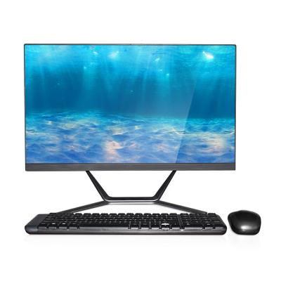 China Yes 10th Gen All in One PC Intel i5 10210U I7 10510U DDR4 RAM 23.8 inch Monitor Desktop Computer with Keyboard Wireless Mouse for sale