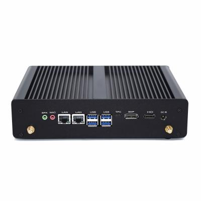 China Core i5 8265U i3 8145U Mini Industrial PC PC Mutil Desktop TPM PCIE Wifi 4G Output 4K Display Model for sale