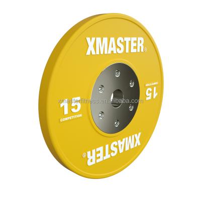 China Universal Xmaster High Quality Bumper Plates Weightlifting Bumper Plate KGS for sale