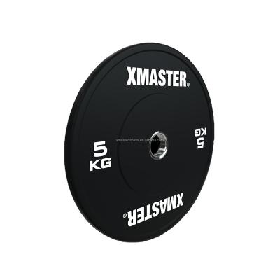 China Universal Xmaster Black training KG Plate  Custom Bumper Plate Custom Black Durable Barbell Disc for sale