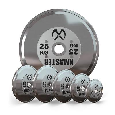 China Universal Xmaster Pro Chrome Powerlifting Steel Plate Gym Equipment Weight Plate for sale