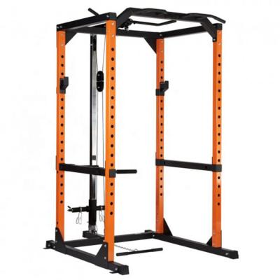 China Commercial Use Gym Fitness Power Cage With Attachment Optional Drop Down Power Lat Squat Rack for sale