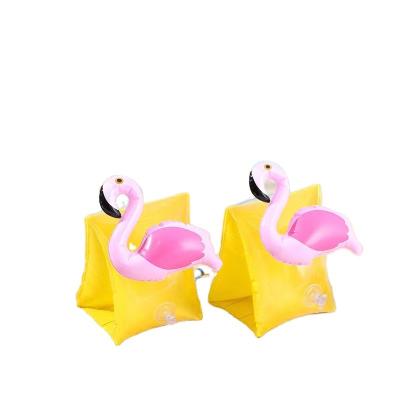 China Baby Swimming Arm Ring Summer 2022 Unique Product Inflatable Flamingo Swimming Arm Bands Kids Arm Bands Floats Invest Arm Ring for sale