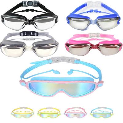 China New Child Design Electroplate UV Resistance Swimming Goggles for sale