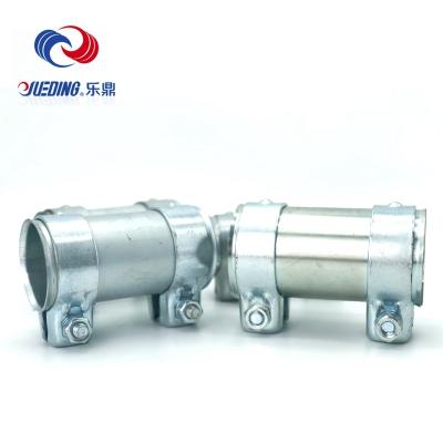 China Muffler Hardware Stainless Steel Universal Exhaust Lap Joint Band Clamp Muffler Downpipe Catback Pipe Connector for sale