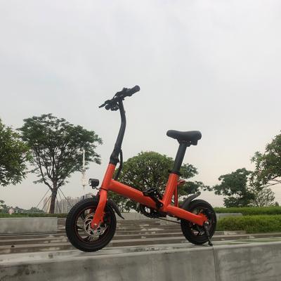 China Aluminum Alloy Ebike Folding 6ah 350w 36V Motor Lithium Battery Adult Electric Bike for sale