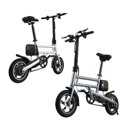 China Iron Frame Foldable Electric Bike Easy Carry E-Bike 18650 Li Battery 350W 36V Rechargeable Dismountable Electronics for sale