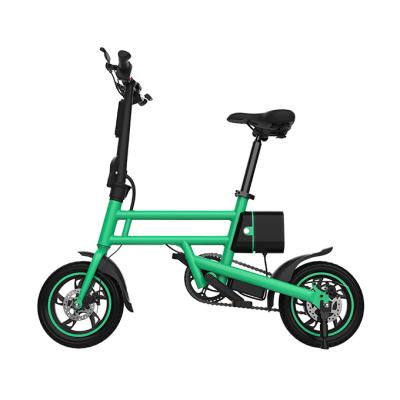 China Foldable Iron Frame Smart Aluminum Alloy Electric Bike Easy Carry Removable 18650 Li Battery 350W 36V Manufacture Cheap Price for sale