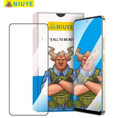 China For Realme 11 5G 10T screen protector Wholesale 2.5D Silk Print Full Glue 9H Tempered Glass For Realme GT NEO 5 Screen Protector For Realme 11 5G 10T for sale