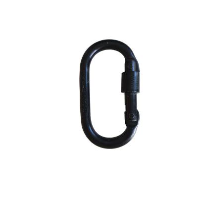 China Large Retail Industry Carabiner Carabiner Oval Climbing Hook Clip Steel Snap Buckle for sale