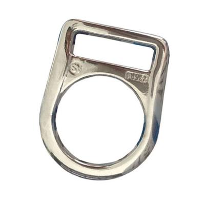 China Wholesale Metal High Quality High Quality Zinc D Ring USA Safety Harness Steel D Ring For Safety Harness for sale