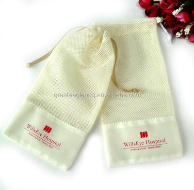 China Factory Export Recyclable High Demand Commodities Drawstring Mesh Bag High Quality for sale