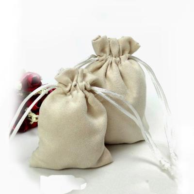 China Muslin Pouch Cotton Recycled China Customized Drawstring Bag Security Shopping for sale