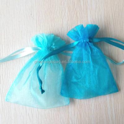 China OEM Manufacturer Recyclable Chinese Cheap Wedding Favor Organza Drawstring Bags for sale