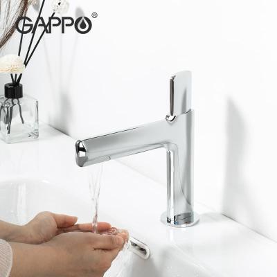 China High Quality Sense Basin Faucet Hotel Basin Faucet Brass Hot Water Cold Water Gappo Home Faucet Set G1052-80 for sale