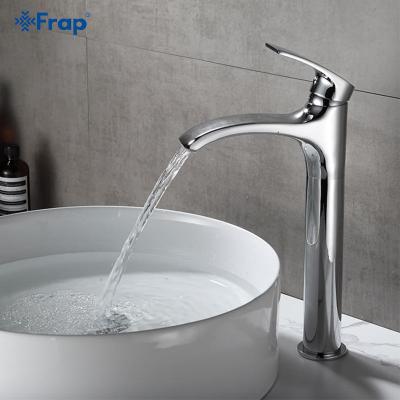 China Frap Metered Faucets Brass Lift Basin Shower Faucet F1069-2 New Raise High Basin Filter Water Faucet Bathroom Sink Faucet for sale