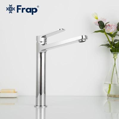 China Sense Faucets Frap Led Hot Cold Water Faucet Chrome Basin Faucet Raise High Single Basin Mixer Tap F1061-2 for sale