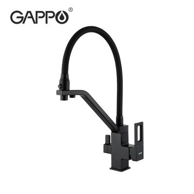 China Sense Faucets Gappo Top Sale Wholesale Single Neck Long Handle Flexible Kitchen Purified Drinking Water Kitchen Faucet G4317-6 for sale