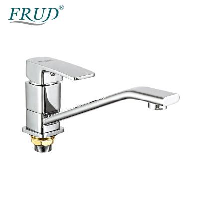 China Other Single Lever Kitchen Faucet Torneira Faucet Frud Filtration Kitchen Faucets Silver Cold Water Flexible Hot Mixer Tap R49151 for sale