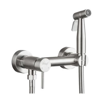 China Sense Faucets Frap New Satin SUS304 Faucet Basin Wall Mounted Bidet Faucet F7503-5 for sale